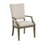 Fauteuil Baldrige en brun / beige
