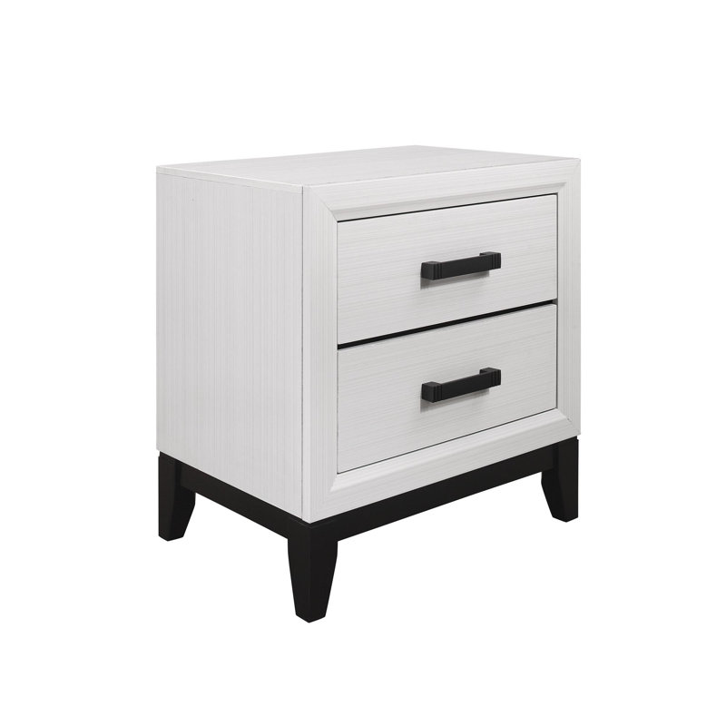 Ensemble de chambre à coucher 5 pièces, Double, Blanc
