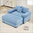 54.3" Oversized Cloud Modular Sectional Couch-1279171841