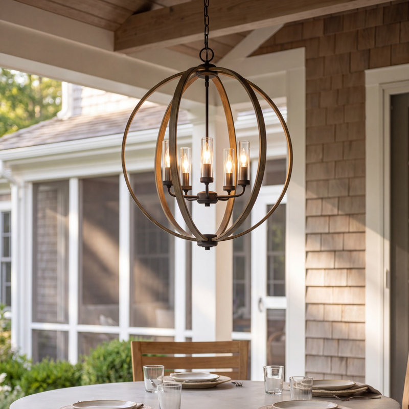 Maxwell 5 - Light Outdoor Chandelier
