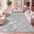 Reider Modern Abstract Gray/Turquoise Rug-882649174