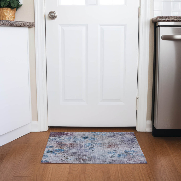 Karsyn Washable Floral Indoor / Outdoor Rug