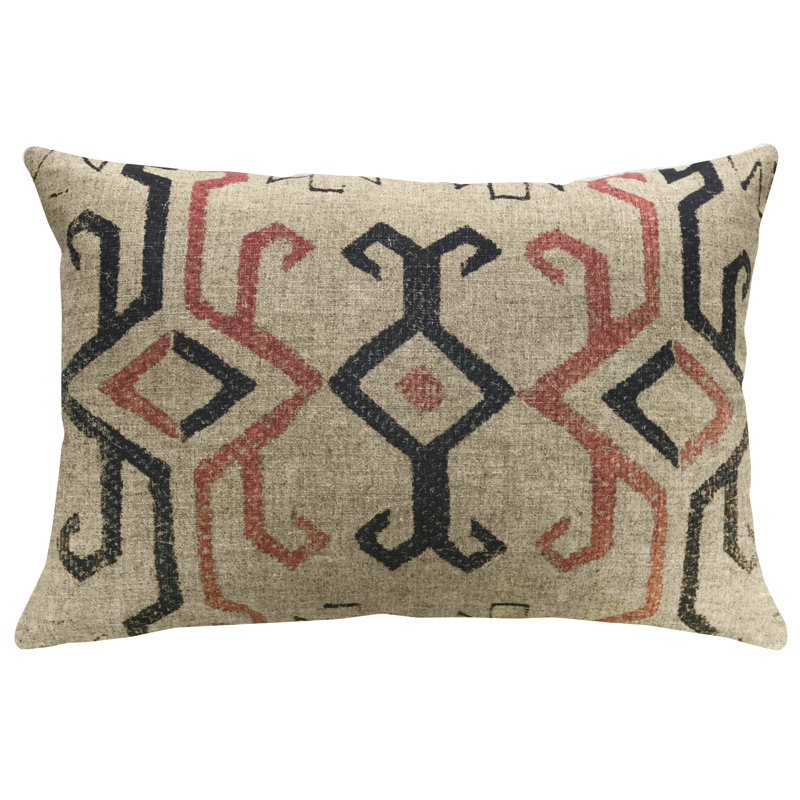 Linen Reversible Throw Pillow