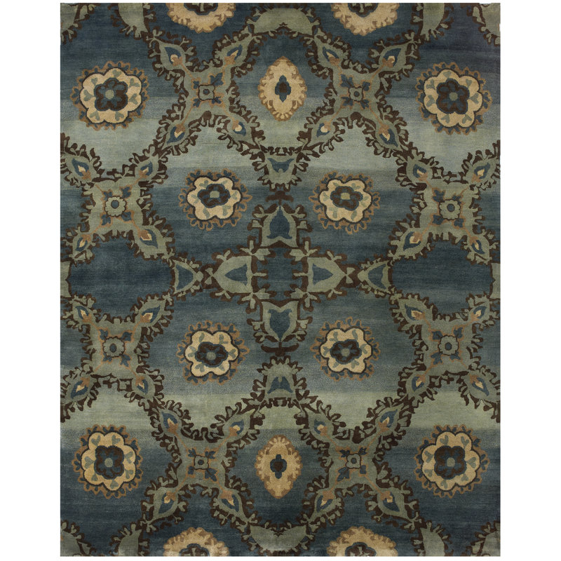 Wool Indoor Rug, Rectangle 4' x 6'