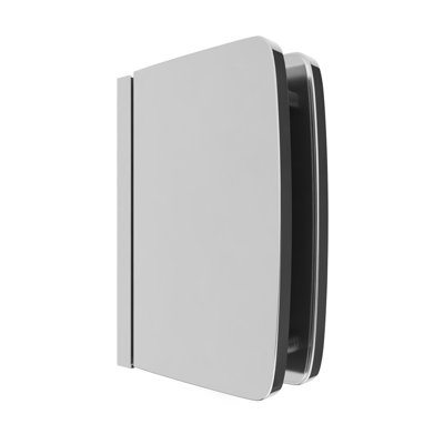 Adjustable Top Or Bottom Mount Pivot Hinge 5/16" and 3/8" Glass Compatibility Polished Chrome Finish