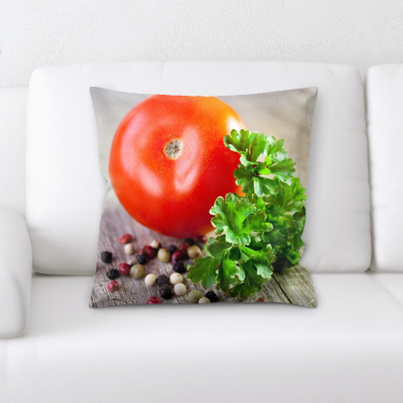Coussin en tomate