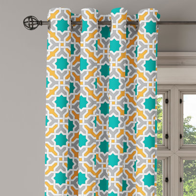 Sateen Blackout Curtains / Drapes Single Panel