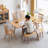Natural Oak Wood For Dining Bench Table Bench For Living Room-832423093