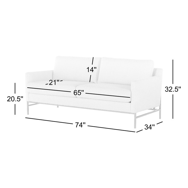 Vanna Sofa, Knoll Domino Gray
