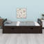 Structure de lit plateforme avec tiroirs de rangement sous le lit-1074802767