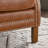 26'' W Small Top-Grain Genuine Leather Upholstered Armchair-899540208