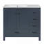 Meuble-lavabo 36 po avec lavabo en céramique 36 po, armoire de rangement abondante, 2 portes à fermeture douce et 5 tiroirs-9028354