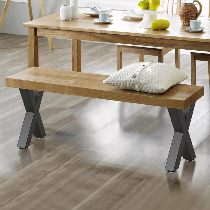 Pieds de table basse en métal robuste avec conception en X en forme de diamant, pieds de nivellement réglables, finition de cuisson résistante à la rouille, installation facile pour les projets de mobilier de bricolage