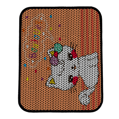 Premium Cat Litter Mat, 18 x 24 inches | 50% PVC / 50% Polyester, Machine Washable & Vacuum Friendly | Durable, Easy-Clean Design for Pet Owners | Protect Your Floors from Litter Messes