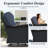  7 Piece Wicker Outdoor Furniture Set with 6-inch Comfy Cushions, High Back Patio Furniture Set with Swivel Rocking Chairs and Side Table-710183938-710184445
