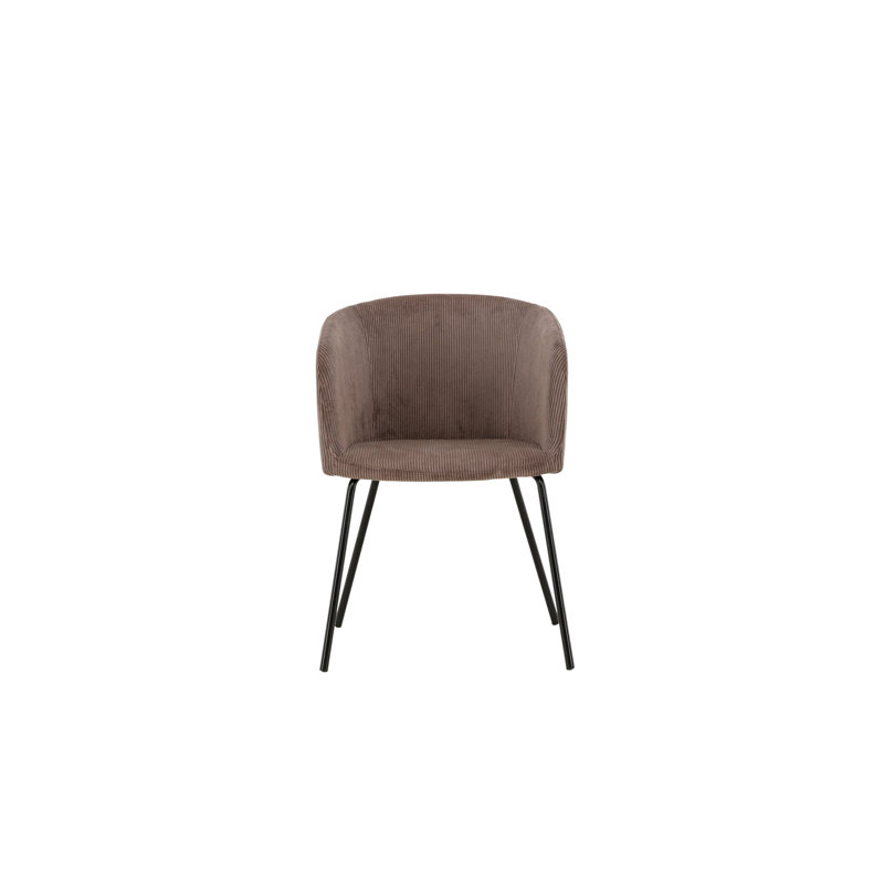 Guion 47cm H Polyester Upholstered Armchair, Brown