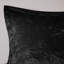 Très grand / très grand édredon en velours noir avec 2 taies décoratives, 1 coussin décoratif, lavable à la machine