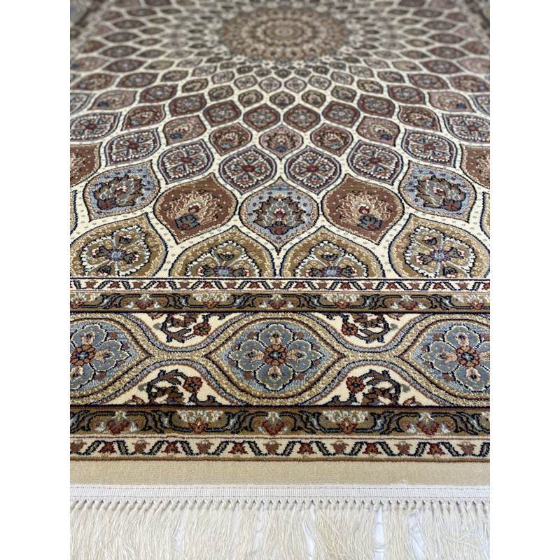 Clemence Oriental Viscose Area Rug, Rectangle 200cm x 300cm