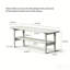 Table basse étroite 100% bois massif 120x40x42cm-1153343158