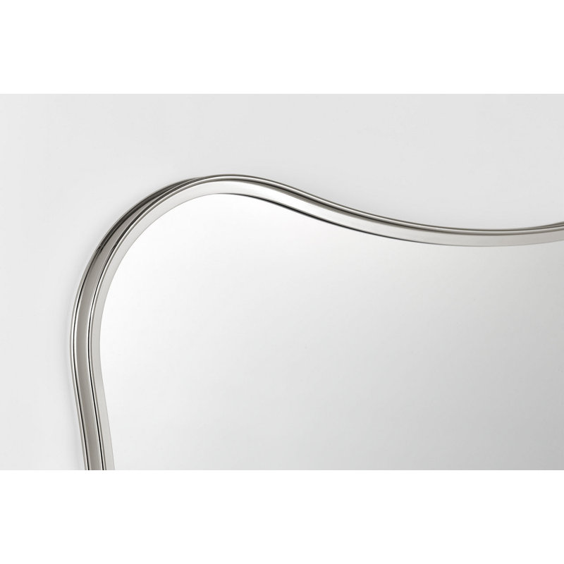 Cosway 24 x 36 Rectangular Mirror, Polished Nickel
