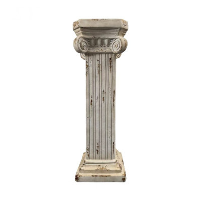 Pedestal Column Plant 38.18'' Tall Roman Column with Base Roman Pillar Greek Column Magnesium Oxide Large Size Statue Sculpture Pedestal Stand Holder for Indoor Outdoor Wedding Birthday Party Decor