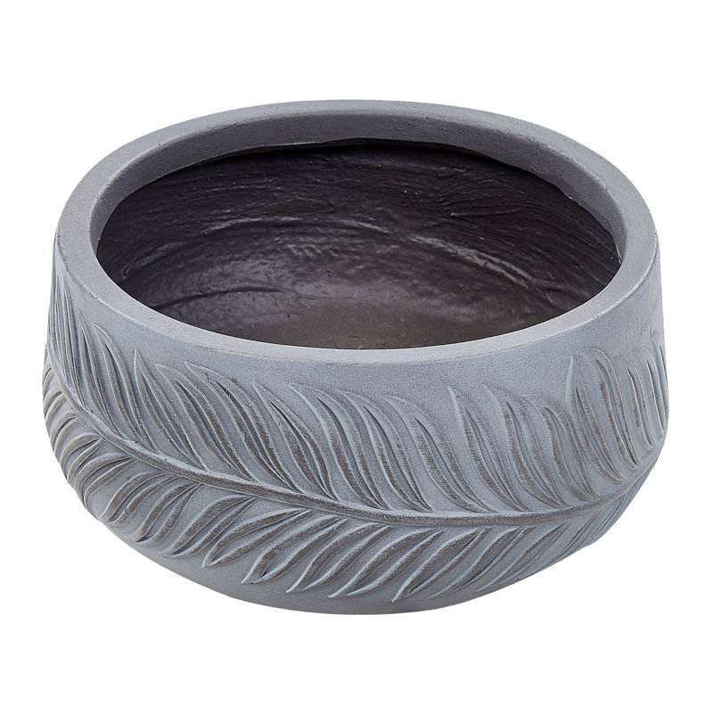 Aneyah Pot Planter, Grey, 14cm H x 25cm W x 25cm D