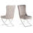 Ottomanson Set of 2 Dining Chairs with Elegant Gold Legs for Stylish Seating-1499839831-1499839829