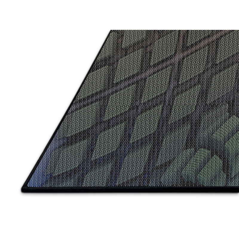 Geometric Indoor Rug, Rectangle 7' x 10'