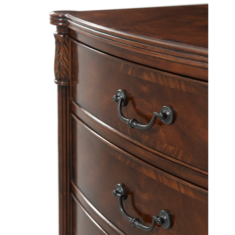 Table de chevet 3 tiroirs Essential en brun