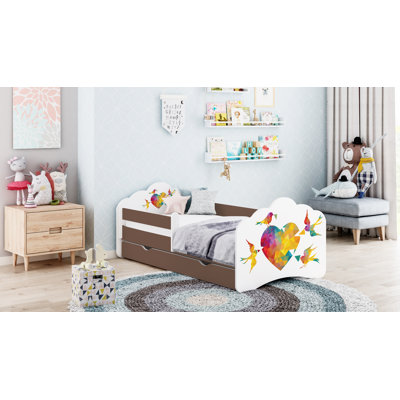 Calabrese European Toddler Bed Frame with Drawers