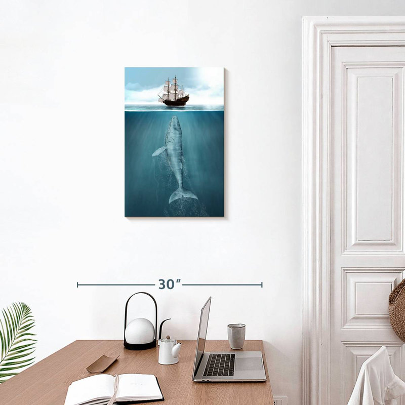 Brampt Large Whale, 24" H x 16" W