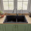Évier de cuisine en granite composite L 33 po x l 22 po-20524729