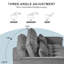 3 In 1 Convertible Sleeper Sofa Bed With Adjustable Backrest, Side Pockets And Pull - Out Function, Ideal For Small Spaces And Comfortable Living