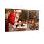 Ensemble de 3 reproductions d'art sur toile, "Christmas Santa Bake Chocolate Cookies In Kitchen"-930843089