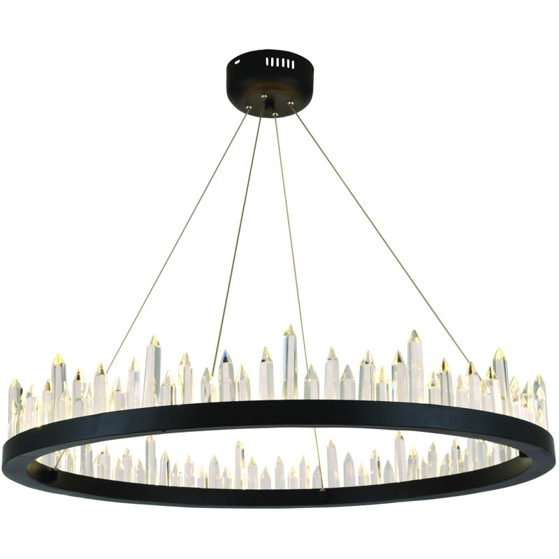Rosendo 40 - Light Dimmable Drum Chandelier