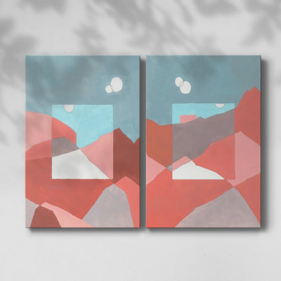 Desert Dreamscape I-Premium Gallery Wrapped Canvas -Ready to Hang