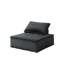 Canapé modulaire en U en velours noir à 160 places Anna-1442460832
