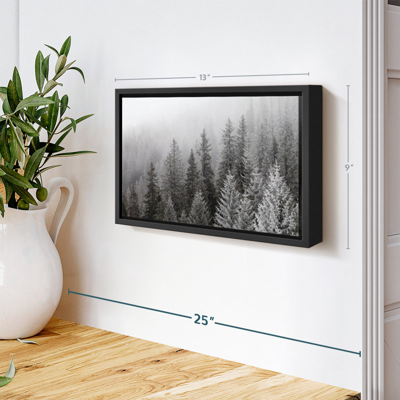 Nature «Winter Mist Wall Art», H 9 po x l 13 po