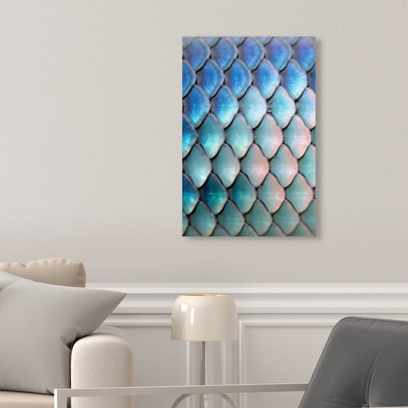 Mermaid Zoom Print by Oliver Gal, 15"H x 10"W, Gallery Wrapped