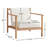 Anastasia Josephine Solid Wood Upholstered Armchair-2092868730