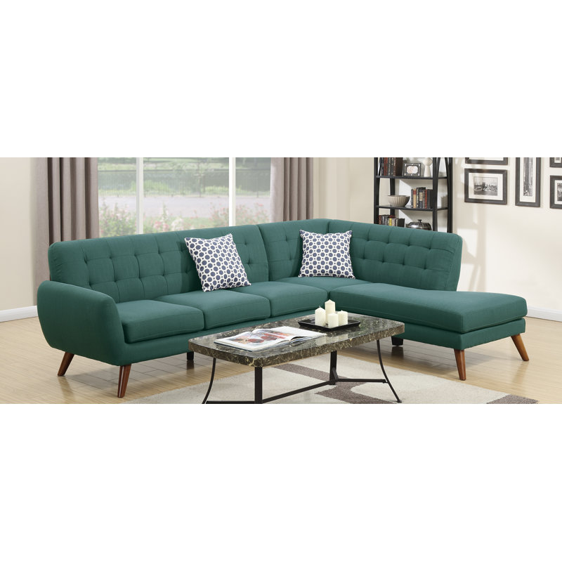 Millette Upholstered Sectional Right Hand Facing, Laguna