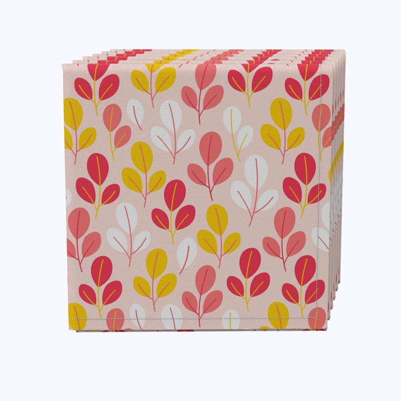 100% Cotton Floral Square Napkin