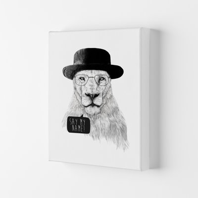 Say My Name Lion by Mercedes Lopes Charro - Print