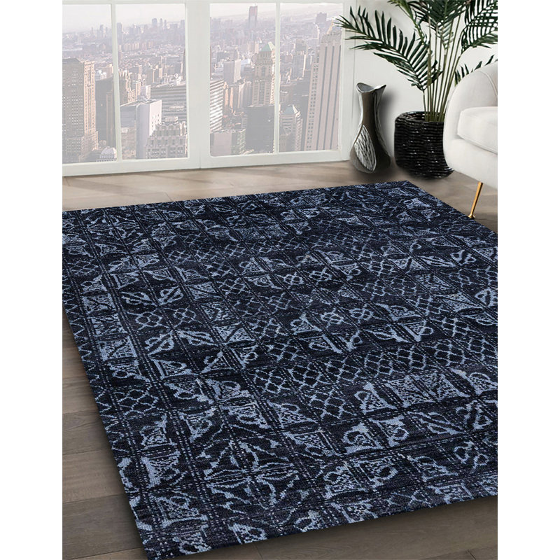 Abstract Indoor Rug, Square 7'