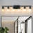 6-Light Bathroom Vanity Light with Clear Glass Shades for Vanity Mirror, Bathroom, or Bedroom-233754100-233754102