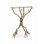 Grand Tour Glass End Table