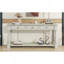 Console de 63 po de long avec tiroirs et tablette pour le vestibule, le couloir et le salon (blanc antique, SKU ANCIEN: WF314993AAK)-124443399
