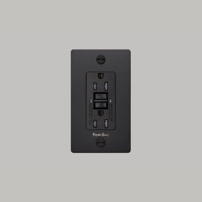 1G Duplex GFCI Outlet / With Logo