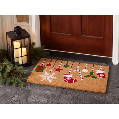 ZALUMO Non-Slip Christmas Doormat