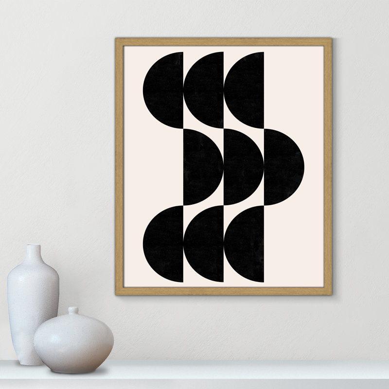 Impression de formes par Dotz, Natural Woodgrain, L 21,5 po x H 25,5 po, Framed Print